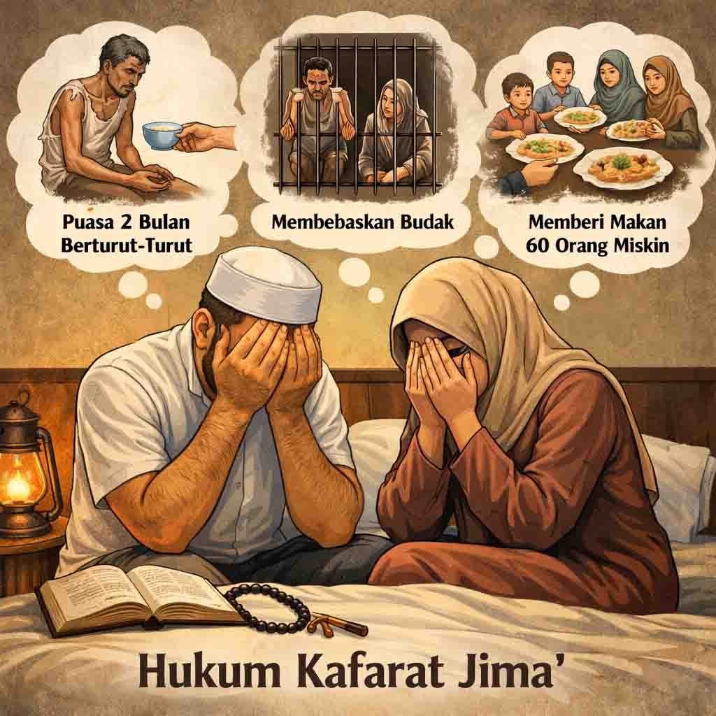 kafarat jima' dan sanksi yang harus dilakukan jika melanggarnya